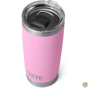�y�ő�2026�~�N�[�|���z�M���zYETI Rambler 20 oz Tumbler, Stainless Steel, Vacuum Insulated with MagSlider Lid, Power Pink
