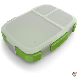 �y5���ő�1500�~�N�[�|���zBentgo Fresh Tray (Green) with Transparent Cover - Reusable, BPA-Free, 4-Compartment Meal Prep Container Built-In Portion Control for Healthy At-Home Meals and On-the-Go Lunches
