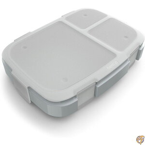 �y5���ő�1500�~�N�[�|���zBentgo Fresh Tray (Gray) with Transparent Cover - Reusable, BPA-Free, 4-Compartment Meal Prep Container Built-In Portion Control for Healthy At-Home Meals and On-the-Go Lunches