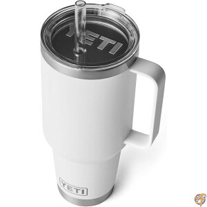 �y�ő�2026�~�N�[�|���z�M���zYETI Rambler 42 oz Straw Mug, Vacuum Insulated, Stainless Steel, White