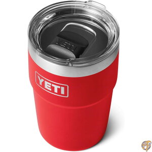 �y�ő�2026�~�N�[�|���z�M���zYETI Rambler 16 oz Stackable Tumbler, Vacuum Insulated, Stainless Steel with MagSlider Lid, Rescue Red