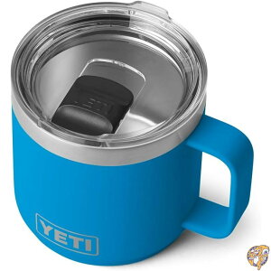 �y�ő�2026�~�N�[�|���z�M���zYETI Rambler 14 oz Stackable Mug, Vacuum Insulated, Stainless Steel with MagSlider Lid, Big Wave Blue