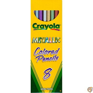 y|Cg3{!42028ԁzCrayola Metallic Colored Pencils-8/Pkg Long (sAi)
