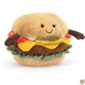Jellycat Amuseables �n���o�[�K�[�ʂ������ 4.5�C���` | �t�[�h�v���b�V�� �y�����M�t�g�A�C�f�A