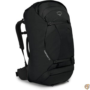 Osprey Farpoint 80L �����Y �g���x���o�b�N�p�b�N �u���b�N
