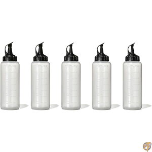 OXO Good Grips シェフスクイーズボトル ミディアム - 5個パック