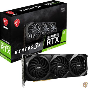 y281000~N[|!撅20lzMSI GeForce RTX 3070 Ti VENTUS 3X 8G OC Q[~OOtBbNJ[h - 8GB GDDR6X 1800MHz PCI Express Gen 4 256rbg 3x DP v 1.4a HDMI 2.1 (4KΉ)
