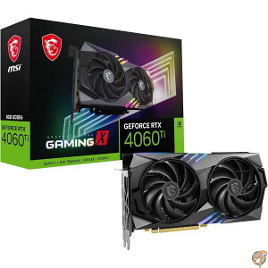 ySi555~N[|zMzMSI GeForce RTX 4060 Ti GAMING X 8G OtBbNX{[h VD8515