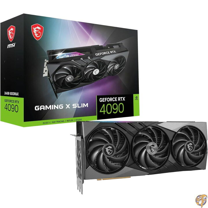 楽天市場】【ポイント2倍!15日】MSI GeForce RTX 4090 GAMING X SLIM 
