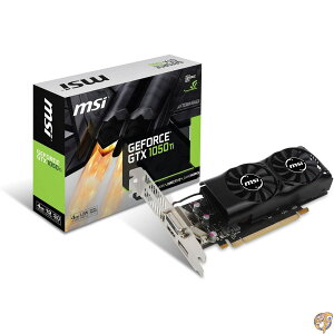 �y�ő�2000�~�N�[�|��26���ԁzMSI GeForce GTX 1050 Ti 4GT LP �O���t�B�b�N�X�{�[�h LP���f�� VD6238