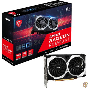 �y�N�[�|���z�M���zMSI Radeon RX 6500 XT MECH 2X 4G OC �O���t�B�b�N�X�{�[�h VD7987