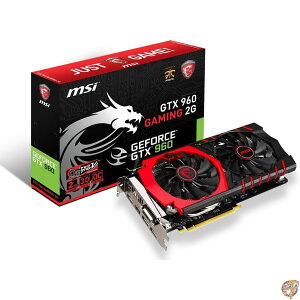 MSI GeForce GTX 960���ڃO���t�B�b�N�{�[�h GTX960 GAMING 2G