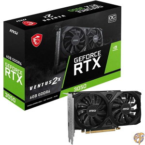 y281000~N[|!撅20lzMSI GeForce RTX 3050 VENTUS 2X 6G OC (6GB GDDR6/PCI Express 4.0/1492MHz/14000MHz)