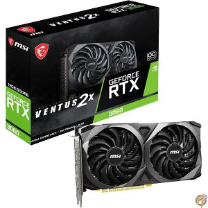 ySi555~N[|zMzMSI GeForce RTX 3060 VENTUS 2X 12G OC Gaming Graphics Card - 3060, TORX Fan 3.0, 12 GB GDDR6, 192 Bit, PCI Express Gen 4, DisplayPort v1.4a, HDMI 2.1, Zero Frozr, 1440p Resolution, Ray Tracing