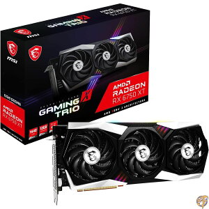 y1000~/555~N[|26ԁzMSI Radeon RX 6750 XT GAMING X TRIO 12G OtBbNX{[h VD8092