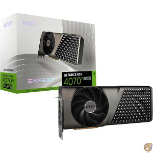 MSI Gaming RTX 4070 TI Super 16G Expert GraphicsJ[h (NVIDIA TiX[p[A256rbgAu[XgNbN:2685MHzA16GB GDRR6X 21GbpsAHDMI/DPAAda Lovelace Architecture), G407TS16E