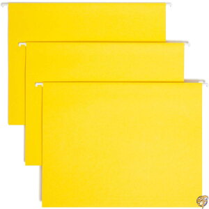 �y�|�C���g3�{!9��10���zHanging File Folders, 1/5 Tab, 11 Point Stock, Letter, Yellow, 25/Box (���s�A���i)