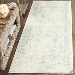 �y�N�[�|���z�M���zSafavieh Adirondack Collection ADR109B Grey and Black Oriental Vintage Distressed Area Rug (6' x 9')