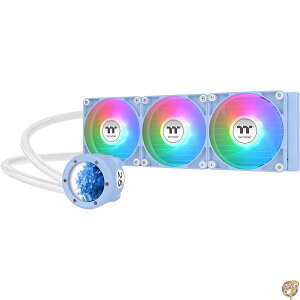 yN[|zMzThermaltake TH360 V2 Ultra ARGB /AlO t̃N[[/ARGB t@ 120 x 3/PWM 500~1500rpm/EH[^[ubN 2.1C` t/nChCWAu[ CL-W420-PL12BU-A