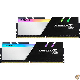 【最大2026円クーポン配信中】G.Skill Trident Z Neo (For AMD Ryzen) Series 16GB (2 x 8GB) 288-Pin RGB DDR4 3600MHz PC4-28800 Desktop Memory Model F4-3600C16D-16GTZNC