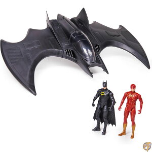 DC Comics, Set de The Flash con Batwing, Figuras accin Batman y 10 cm, Juguetes coleccionables la pelcula para nios nias a Partir 3 aos