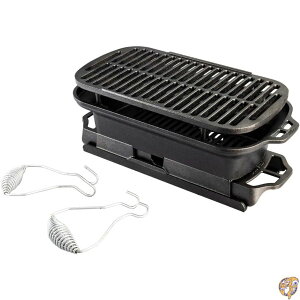 Lodge Sportsman's Cast Iron Pro Grill - �e1�A�u���b�N�B
