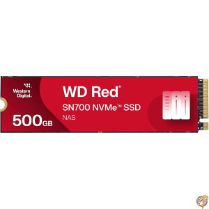 yN[|zMzWestern Digital (EGX^fW^) 500GB WD Red SN700 NVMe \bhXe[ghCu SSD NASfoCXp - Gen3 PCIe M.2 2280 ő3,430MB/s WDS500G1R0C