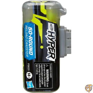 NERF Hyper 50-Round Refill Canister -- Easy Reload Canister, 50 Rounds for Use Blasters