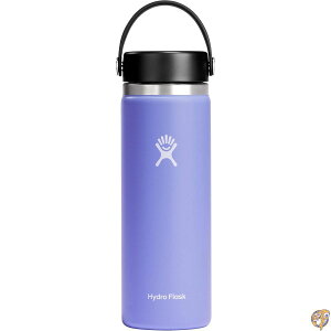 yő2000~N[|25`zHydro Flask 20 oz Wide Mouth with Flex Cap Stainless Steel Reusable Water Bottle Lupine - Vacuum Insulated, Dishwasher Safe, BPA-Free, Non-Toxic