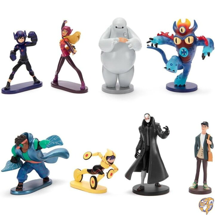 楽天市場】ディズニーストア公式ビッグヒーロー6フィギュアセット 