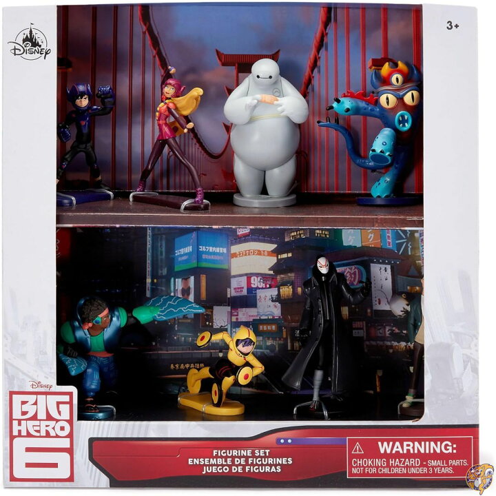 楽天市場】ディズニーストア公式ビッグヒーロー6フィギュアセット 