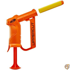 Nerf Alpha Strike Uppercut Blaster Assorted Color -- Includes 1 Official Elite Dart (Orange)