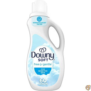 �y�ő�2000�~�N�[�|��15���zDowny Ultra Free & Gentle Laundry Liquid Fabric Softener (Fabric Conditioner), 90 fl oz, 66 Loads, Hypoallergenic