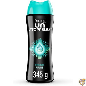 DOWNY Intensificador de Aromas Unstopables Fresh, 345 g, Aroma Limpio y Fresco, Downy Perlas Perfume, Aromatizantes para Ropa, Apto Todo Tipo Telas, Fcil Aadir al lavado
