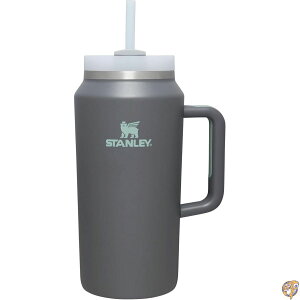 �y�N�[�|���z�M���zStanley Quencher H2.0 FlowState Stainless Steel Vacuum Insulated Tumbler with Lid and Straw for Water, Iced Tea or Coffee, Smoothie More, Charcoal, 64 oz