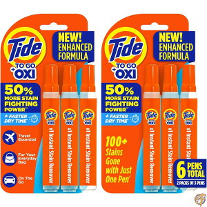 Tide to Go Instant Stain Remover Liquid Pen, 3 Count (2 Packages)