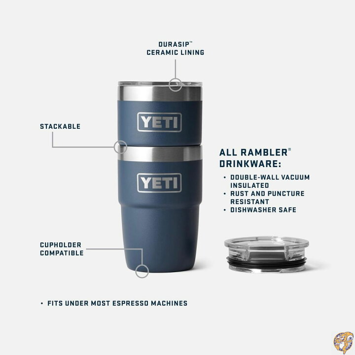 楽天市場】YETI (イエティ) ランブラー 8oz (約236ml) 真空断熱 
