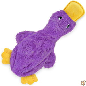 �y�|�C���g2�{!15���zBest Pet Supplies Crinkle Duck Dog Toy for Small, Medium, and Large Breeds with Soft Squeaker, Fun Indoor Puppies Senior Pups, Plush No Mess Chew Play in Light Purple