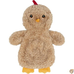 Best Pet Supplies Chicken Crinkle Plush Dog Toys for Interactive Play, Puppy and Senior Indoor Colorful Toy Shape, Cute Cuddly - (Khaki)