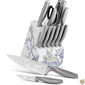 �y�ő�2026�~�N�[�|���z�M���zCuisinart 15pc Caskata Collection Stainless Steel Hollow Handle Cutlery Block Set, C77SS-15PKCA