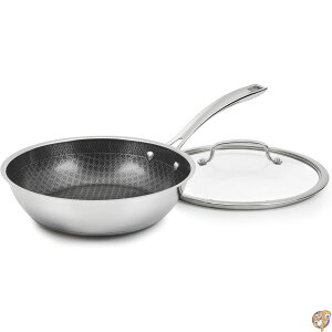 �y�ő�2026�~�N�[�|���z�M���zCuisinart (�N�C�W�i�[�g) FusionPlus �n�C�u���b�h �m���X�e�B�b�N �X�e�����X �f�B�[�v�t���C�p�� �X�L���b�g 26cm (10.25�C���`) �W�t���APFAS�t���[ PURELYSEAR �Z���~�b