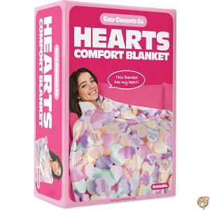 Cozy Concepts Co. Hearts �R���t�H�[�g�u�����P�b�g Relatable �X�[�p�[�\�t�g �v���b�V���X���[ �e�B�[���Ǝq���p ���S�n�̗ǂ���Ɨ��̕����̕K���i