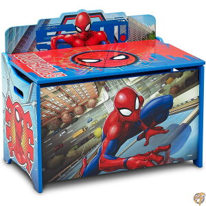 �y�|�C���g2�{5��10������zDelta Children Deluxe Toy Box, Spider-Man