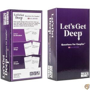 What DO YOU MEME?Let's Get Deep (UK��) �J�b�v���ւ̐[������ ����`����J�[�h�Q�[�� �p�[�g�i�[�ւ̃M�t�g�ɍœK 2�l�ȏ�̃v���C���[�� Lila