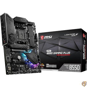 MSI MPG B550 GAMING PLUS �Q�[�~���O�}�U�[�{�[�h [AMD B550�`�b�v�Z�b�g����] Socket AM4 ATX