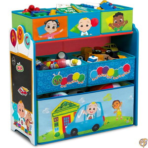�y�|�C���g2�{5��10������zDelta Children Design & Store - Organizador de 6 contenedores almacenamiento juguetes, certificado Greenguard Gold, CoComelon
