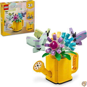 �y�N�[�|���z�M���zLEGO Creator 3 in 1 Flowers Watering Can Building Toy, Transforms into Rain Boot or 2 Birds, Fun Animal Toy Easter Gift for Kids, Basket Stuffers Girls and Boys, 31149