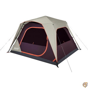 Coleman(�R�[���}��) Skylodge �C���X�^���g�e���g ���C���t���C�t�� 4/6/8�l�p �t�@�~���[�e���g �����Őݒu �t���̃|�[���ƃL�����[�o�b�O�t��