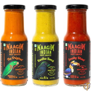 Indian Hot Sauce Combo (Original x 1, Kantha Bhoot 1) Pack of 3 (230g X = 690g)