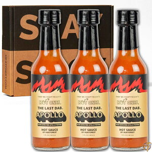 Hot Ones Last Dab XXX �z�b�g�\�[�X 3�{�Z�b�g - ���E��h���uPepper X�v�g�p�i��150ml×3�{�j
